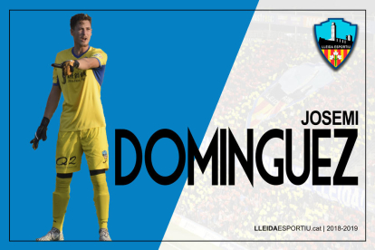 El Lleida fitxa el porter Josemi Domínguez