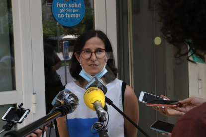 La delegada de Salud en Lleida, Divina Farreny.