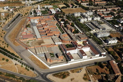 Vista aèria de la presó de Lleida.