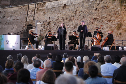 La Orquestra Julià Carbonell actuó este domingo en la Seu Vella en el marco de la Fase Cultura.