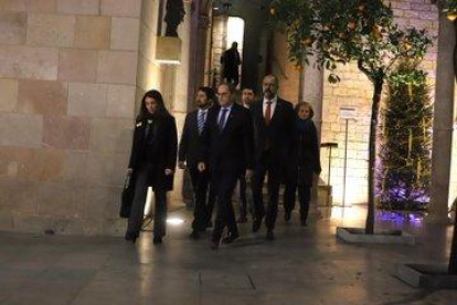 El president Torra ha reunit al Consell Executiu al Palau de la Generalitat després de conèixer la decisió de la JEC.