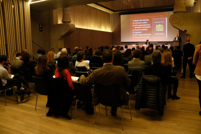 El Diplocat celebró ayer en Barcelona su primer acto público tras la aplicación del 155.
