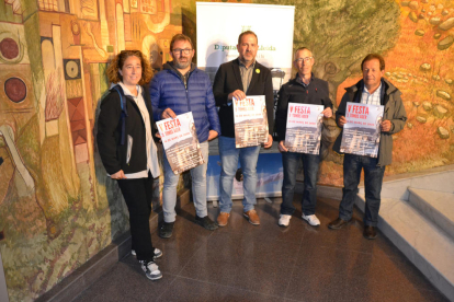 Presentació de la cinquena edició dels Tres Tombs d’Àger, ahir.