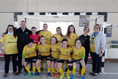 El equipo del CFS Vila-sana, que espera poder participar en la próxima edición de la Liga de Campeones.