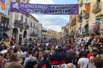 Multitud de persones van assistir als actes de les festes majors de les Borges Blanques l’any passat.