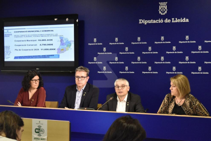 L'acte de presentació del projecte de pressupostos de la Diputació de Lleida per al 2020.