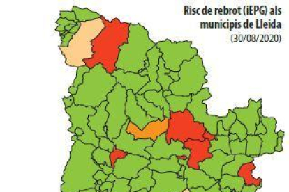 El risc de rebrots al Pirineu cau amb el descens del turisme