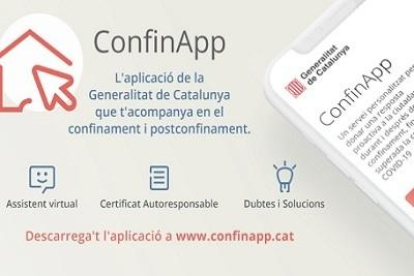 La Generalitat impulsa una aplicació mòbil per assessorar sobre el confinament
