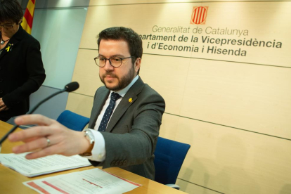 El vicepresident del Govern i conseller d'Economia, Pere Aragonès.