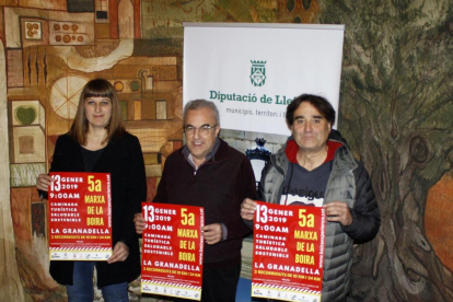 La diputación de Lleida acogió ayer la presentación de la marcha. 