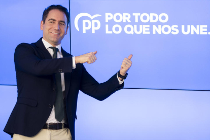 Pedro Sánchez ayer durante la presentación de los compromisos del PSOE para el 10-N.