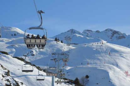 Boi-Taüll, en la Alta Ribagorça, ha tenido este fin de semana más de 8.500 esquiadores.