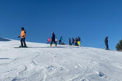 Boi-Taüll, en la Alta Ribagorça, ha tenido este fin de semana más de 8.500 esquiadores.