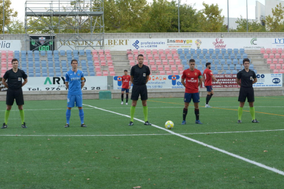 El Lleida mejoró en la segunda parte, en la que consiguió igualar el marcador adverso.