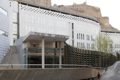 Vista de la Audiencia de Lleida, en el edificio de juzgados del Canyeret. 