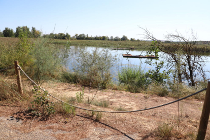 El pantano de Utxesa, donde se creará un sendero que bordeará parte del la reserva de la fauna salvaje.