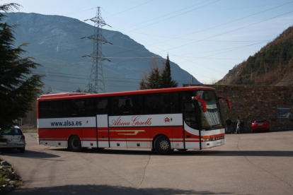 Imatge d’arxiu del Bus de la Neu de la Ribagorça.