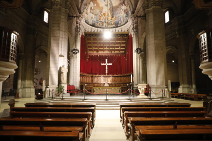 La Catedral de Lleida retomará los actos religiosos el lunes acogiendo la misa en honor a Sant Anastasi.