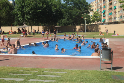Las piscinas municipales de Cappont, el pasado año tras inaugurarse la temporada.