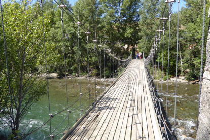 El pont de fusta de Rialp