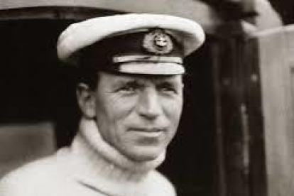 Frank Worsley, el capità.