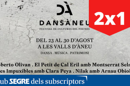Arriba una nova edició del Dansàneu, el Festival de Cultures del Pirineu, aquest any prioritzant els escenaris a l'aire lliure.