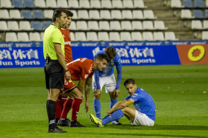 Marc Martínez se lesionó y fue sustituido.