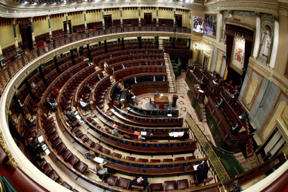 Vista del pleno del Congreso de los Diputados.