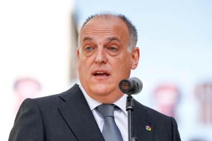 Javier Tebas, presidente de la Liga.