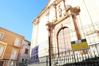L’església de Nostra Senyora de la Purificació d’Algerri, clausurada des de l’abril del 2018.
