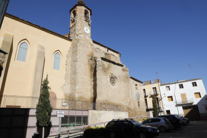 La iglesia de Nostra Senyora de la Purificació de Algerri, clausurada desde abril de 2018.