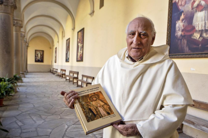 El historiador y fraile mercedario de Sant Ramon Joaquín Millán, autor del libro sobre esta comunidad.