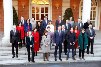 Los miembros del Ejecutivo del Gobierno español.