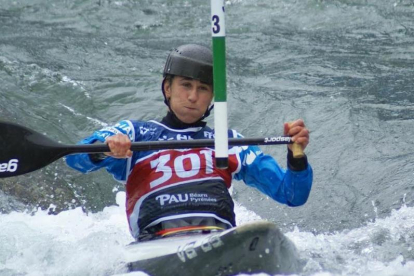 Núria Vilarrubla durante la prueba disputada el pasado fin de semana en Pau.