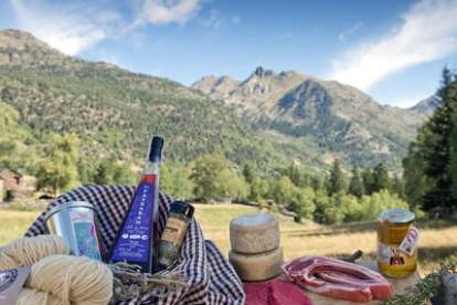 Alguns dels productes que s’elaboren al territori del Parc Natural de l’Alt Pirineu.