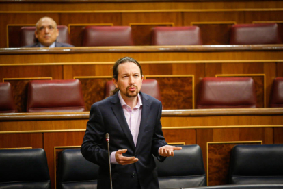 El líder d'Unidas Podemos i vicepresident segon del Govern espanyol, Pablo Iglesias.