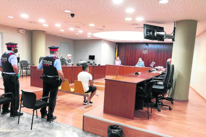 El judici per conformitat es va celebrar ahir al matí a l’Audiència de Lleida.