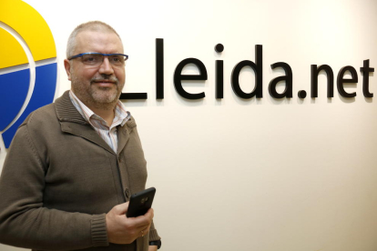 Imatge d'arxiu del conseller delegat de Lleida.net, Sisco Sapena.