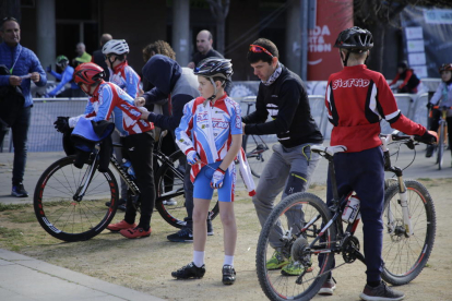Una imatge de l’edició de l’any passat del Trofeu Speed Republik de ciclisme infantil.