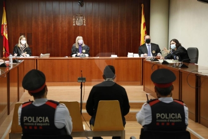 El acusado. este miércoles en la Audiencia de Lleida.