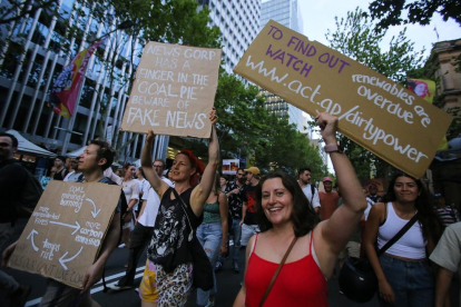 Protestas en Australia contra el Gobierno ante los grandes incendios