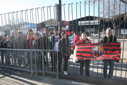 Una protesta recent de seguidors del Reus.