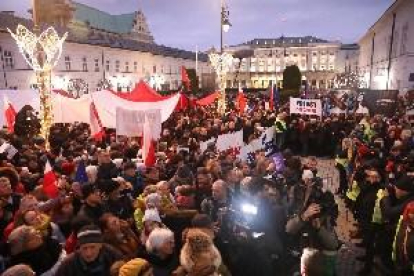 Jutges d'Europa protesten a Varsòvia contra la reforma de la Justícia