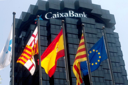 La seu de Caixabank a Barcelona.