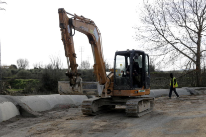 El Canal de Urgell, a punto de finalizar las obras de reparación de los daños de los aguaceros de octubre