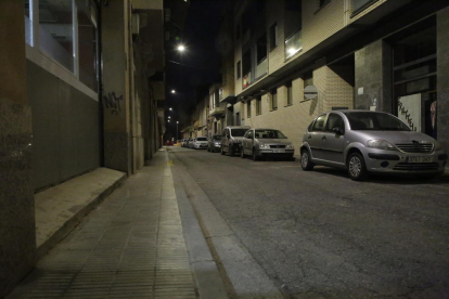 Imagen del tramo de la calle Girona en Pardinyes.