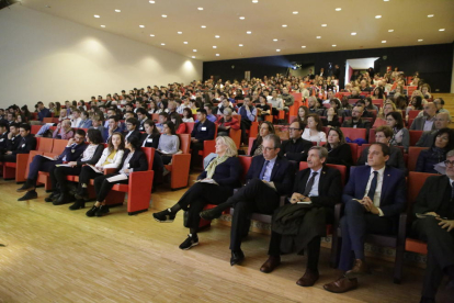 L’auditori de la Llotja es va quedar petit ahir durant el III Congrés Català de la Cuina a Lleida.