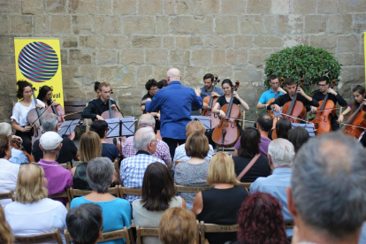 Un concert l’any passat a la plaça de la Catedral de Solsona.