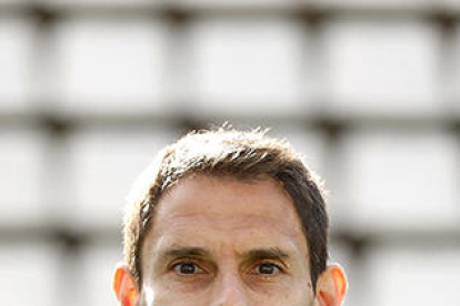 Raúl, autor del primer gol del Lleida, va lluitar tot el partit en atac.