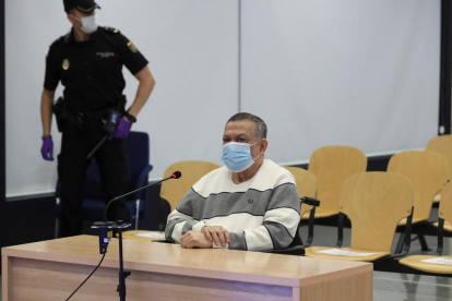 L’exmilitar salvadorenc Inocente Montano durant el judici celebrat a l’Audiència Nacional.